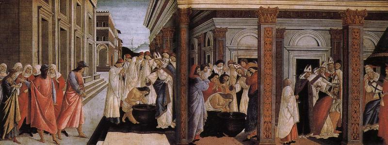 Sandro Botticelli Nobilo early St. Maas oil painting picture